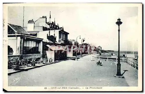 Cartes postales Lion Sur Mer La Promenade