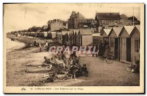 Cartes postales Lion Sur Mer La Plage et les Villas