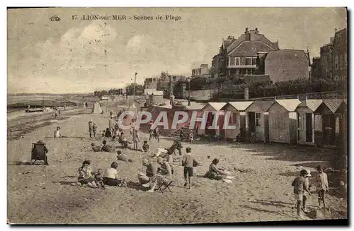 Ansichtskarte AK Lion Sur Mer Scenes de plage