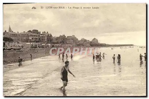 Cartes postales Lion Sur Mer La plage a maree basse