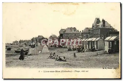 Cartes postales Lion Sur Mer Plage Cote Est