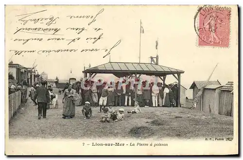 Cartes postales Lion Sur Mer La Pierre a Poisson