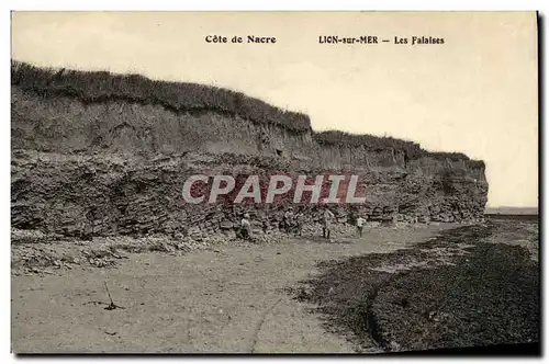 Cartes postales Lion Sur Mer Les Falaises