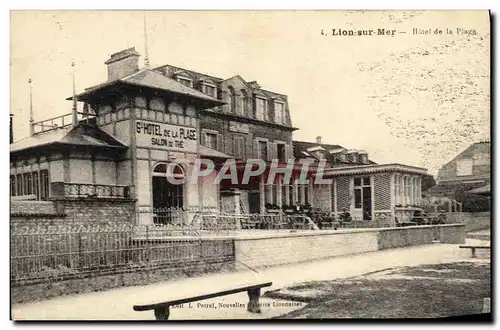 Cartes postales Lion Sur Mer Hotel de la plage