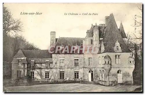 Cartes postales Lion Sur Mer Le Chateau Cote du Parc