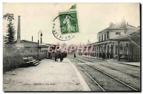 Cartes postales Lison La Gare tOP