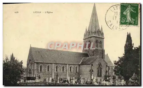 Cartes postales Littry L Eglise