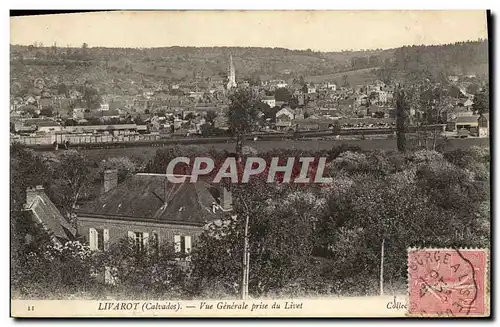 Cartes postales Livarot Vue Generale prise du Livet