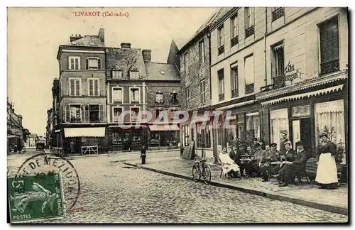 Cartes postales Livarot CAfe Husson TOP