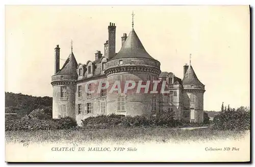 Ansichtskarte AK Chateau de Mailloc XVll e Siecle