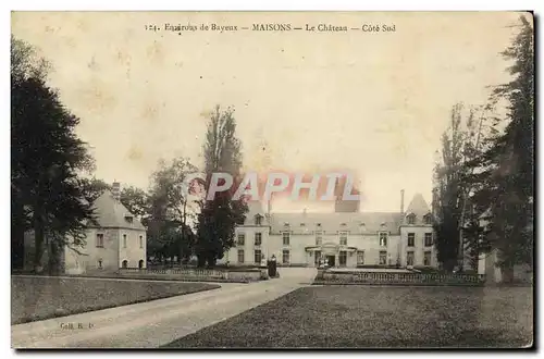 Cartes postales Environs de Bayeux Maisons Le Chateau Cote Sud