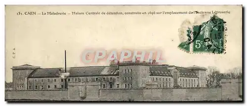 Cartes postales Caen La Maladrerie Maison Centrale de detention Prison