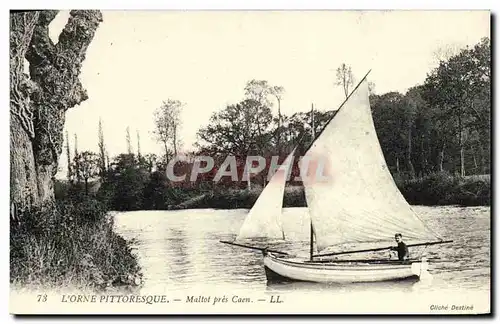 Cartes postales L Orne Pittoresque Maltot pres Caen Bateau