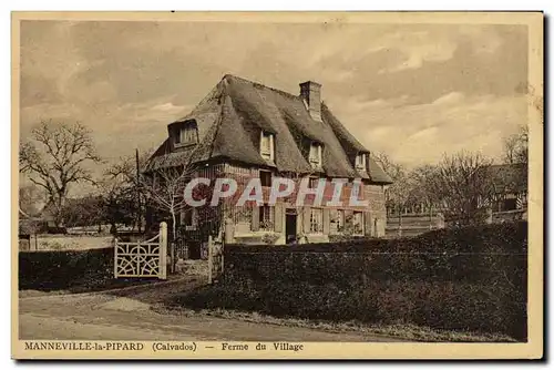 Cartes postales Manneville la Pipard Ferme du Village