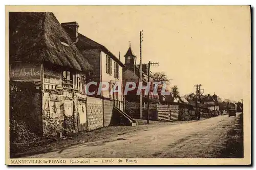 Cartes postales Manneville la Pipard Entree du Bourg