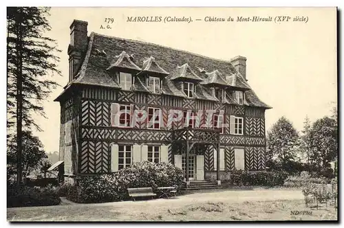 Cartes postales Marolles Chateau du Mont Herault