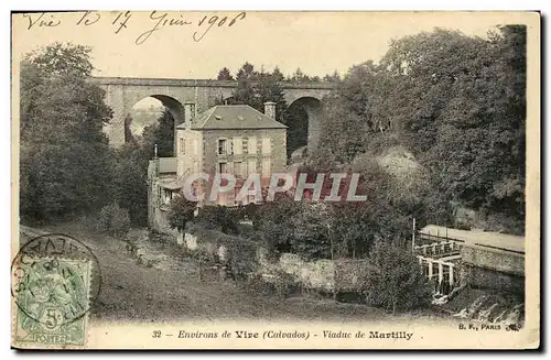 Ansichtskarte AK Environs de Vire Viaduc de Martilly