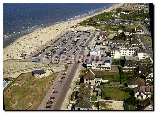 Cartes postales moderne Merville Franceville Vue generale aerienne de la Plage