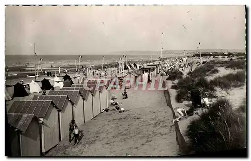 Moderne Karte K Merville Franceville Plage Vue d Ensemble et la Plage Cabines et Jeux