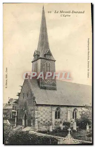 Cartes postales Le Mesnil Durand L Eglise