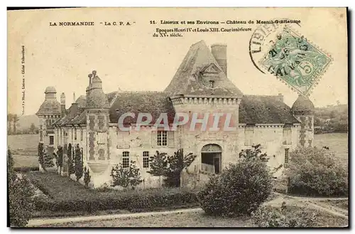 Ansichtskarte AK Lisieux et ses Environs Chateau de Mesnil Guillaume