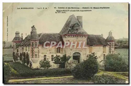 Ansichtskarte AK Lisieux et ses Environs Chateau Mesnil Guillaume