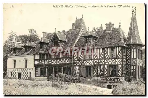 Cartes postales Mesnil Simon Manoir de La Varende