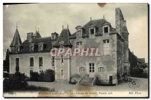 Cartes postales Mezidon Le Chateau du Breuil Facade sud