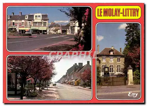 Cartes postales moderne Le Molany Littry Le Carrefour du Molay Littry