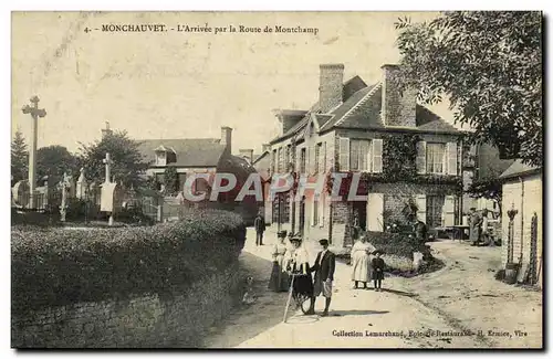 Cartes postales moderne Monchauvet L Arrivee par la Roue de Montchamp