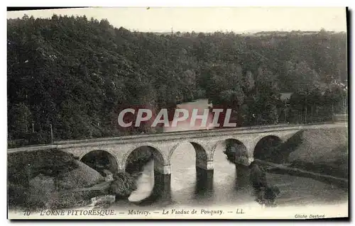 Cartes postales L Orne Pittoresque Mutrecy Le Viaduc de Pouquay