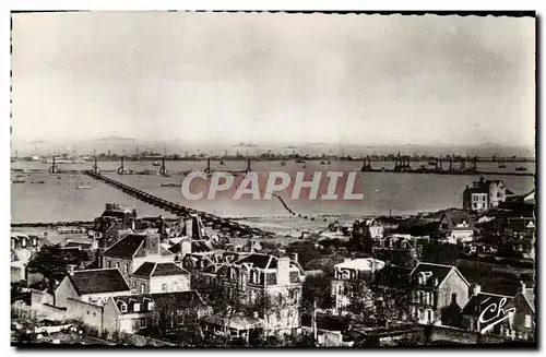 Cartes postales moderne Arromanches les Bains Port Winston Churchill Vue du port prise du chateau d eau 1944