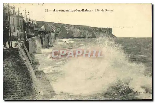 Cartes postales Arromanches les Bains Effet de Ressac