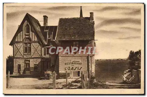 Cartes postales Arromanches les Bains Le Port de la Liberation Restaurant Hotel de l Oasis a la Breche de Tracy