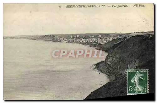 Cartes postales Arromanches les Bains Vue generale