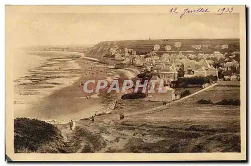 Ansichtskarte AK Arromanches Vue Generale Prise Des Falaises De Tracy