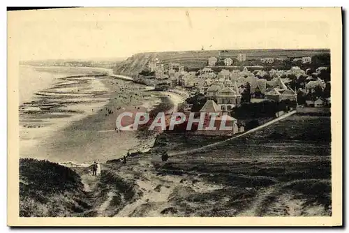 Ansichtskarte AK Arromanches Vue generale prise des Falaises de Tracy