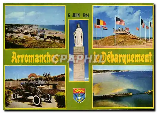 Cartes postales moderne Arromanches Normadie France Plages du Debarquement