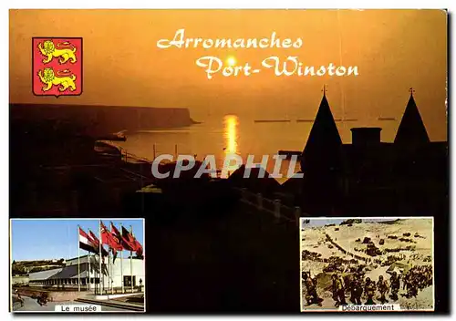 Cartes postales moderne Arromanches Port Winston