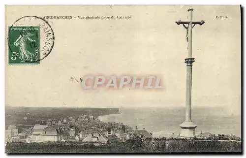 Cartes postales Arromanches Vue Generale Prise du calvaire