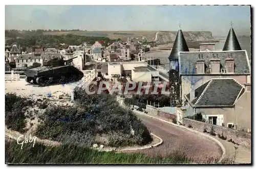 Cartes postales moderne Arromanches Vue D Ensemble le Tank et le Musee