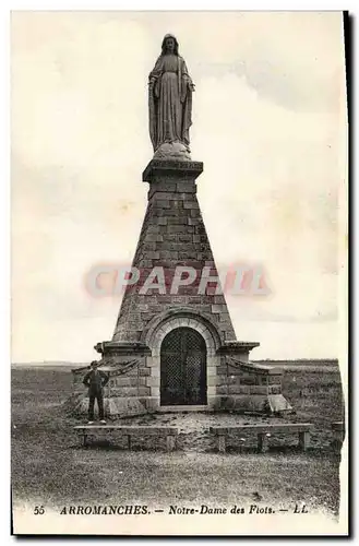 Ansichtskarte AK Arromanches Notre Dame des Flots