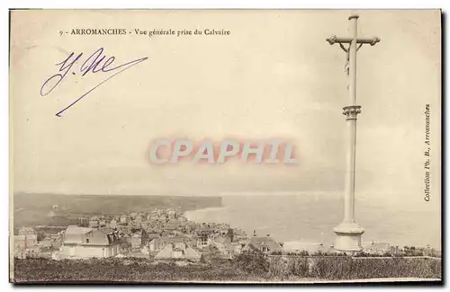 Cartes postales Arromanches Vue Generale Prise du Calvaire