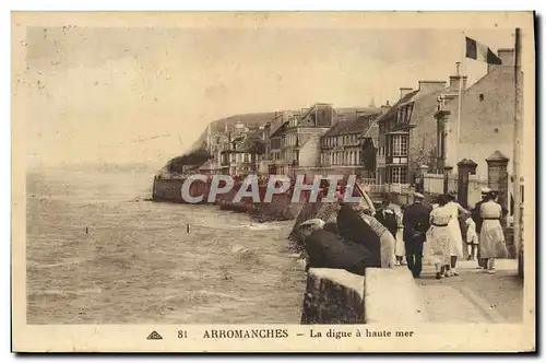 Cartes postales Arromanches La Digue a Haute Mer