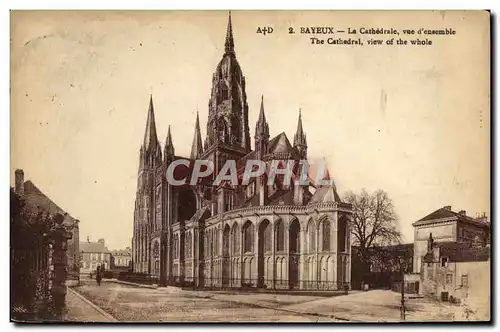 Cartes postales Bayeux La Cathedrale Vue D Ensemble