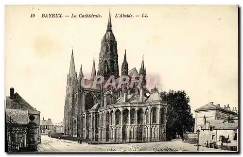 Ansichtskarte AK Bayeux La Cathedrale L Abside