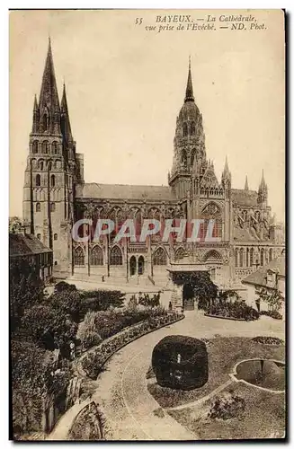 Cartes postales Bayeux La Cathedrale Vue Prise de L eveche