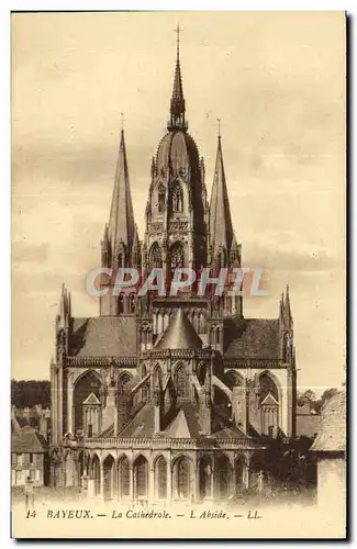 Ansichtskarte AK Bayeux La Cathedrale L Abside