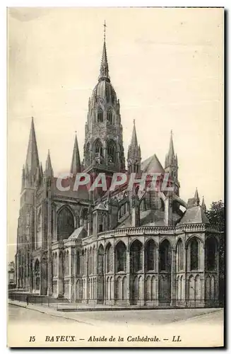 Ansichtskarte AK Bayeux La Cathedrale L Abside