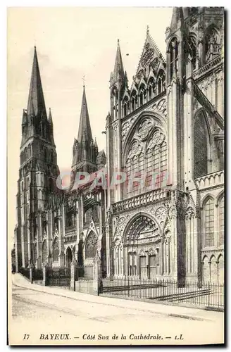 Cartes postales Bayeux Cote Sud de la Cathedrale